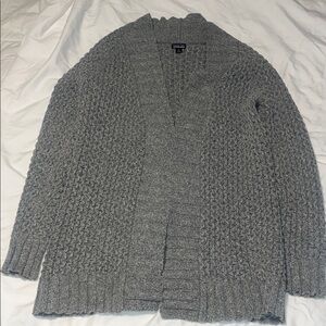 Patagonia Textured Gray Cardigan Sweater size Med EUC